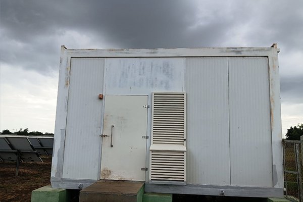 1 MW Solar Project – Inverter Cabin
