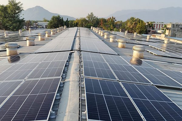 Rooftop Solar Panel Installation
