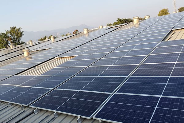 Rooftop Solar Panel Installation