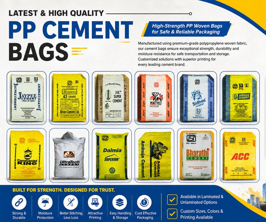 Premium PP Cement Bags Manufacturer